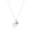 AMOR Halskette Damen, 925 Silber silber / rosévergoldet (bicolor), Motiv Lebensbaum Taube, Zirkonia weiß, Hauptbild