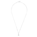AMOR women's necklace, rhodium-plated 925 sterling silver, view 3