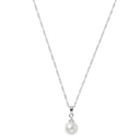 AMOR women's necklace, rhodium-plated 925 sterling silver, main image