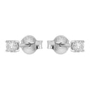 AMOR Ohrring (Ohrstecker) Damen, 925 Silber rhodiniert, Zirkonia weiß, Ansicht 5