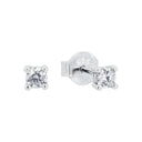AMOR Ohrring (Ohrstecker) Damen, 925 Silber rhodiniert, Zirkonia weiß, Hauptbild