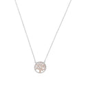 AMOR Halskette Damen, 925 Silber silber / rosévergoldet (bicolor), Motiv Lebensbaum, Zirkonia weiß, Hauptbild