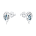 AMOR Ohrring (Ohrstecker) Damen, 925 Silber rhodiniert, Zirkonia weiß, Ansicht 4