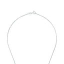 AMOR women's necklace, rhodium-plated 925 sterling silver, clasp