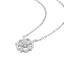 AMOR women's necklace, rhodium-plated 925 sterling silver, view 5