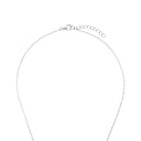 AMOR Halskette Damen, 925 Silber rhodiniert, Motiv Mond, Zirkonia weiß, Verschluss
