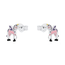 PRINZESSIN LILLIFEE girls' unicorn stud earrings in 925 sterling silver