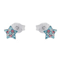 PRINZESSIN LILLIFEE girls' star stud earrings in 925 sterling silver