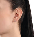 AMOR Ohrring (Ohrstecker) Damen, 375 Gold, Motiv Herz, Ansicht 2