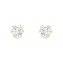 AMOR Ohrring (Ohrstecker) Damen, 375 Gold, Motiv Herz, Ansicht 3