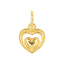 AMOR women's pendant, 375 gold, back