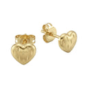 AMOR stud earrings for girls and women, 375 gold, view 2