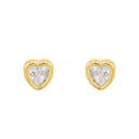 AMOR Ohrring (Ohrstecker) Damen, 375 Gold, Motiv Herz, Zirkonia weiß, Ansicht 3