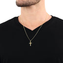 AMOR unisex pendant, partially rhodium-plated 375 gold, view 4