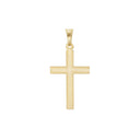 AMOR unisex pendant, partially rhodium-plated 375 gold, back