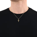 AMOR unisex pendant, partially rhodium-plated 375 gold, view 4