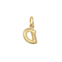 AMOR Anhänger (Halskette) Unisex, 375 Gold, Motiv D, Rückseite