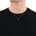 AMOR Anhänger (Halskette) Unisex, 375 Gold, Motiv E, Ansicht 4