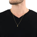 AMOR Anhänger (Halskette) Unisex, 375 Gold, Motiv J, Ansicht 4