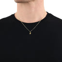 AMOR Anhänger (Halskette) Unisex, 375 Gold, Motiv K, Ansicht 4