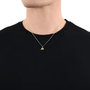 AMOR Anhänger (Halskette) Unisex, 375 Gold, Motiv M, Ansicht 4
