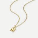 AMOR Anhänger (Halskette) Unisex, 375 Gold, Motiv M, Ansicht 5
