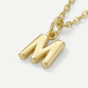 AMOR Anhänger (Halskette) Unisex, 375 Gold, Motiv M, Ansicht 6