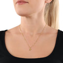 AMOR Anhänger (Halskette) Unisex, 375 Gold, Motiv N, Ansicht 2