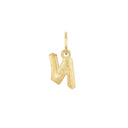 AMOR Anhänger (Halskette) Unisex, 375 Gold, Motiv N, Rückseite