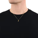 AMOR Anhänger (Halskette) Unisex, 375 Gold, Motiv P, Ansicht 4