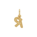 AMOR Anhänger (Halskette) Unisex, 375 Gold, Motiv R, Ansicht 5