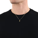 AMOR Anhänger (Halskette) Unisex, 375 Gold, Motiv T, Ansicht 4