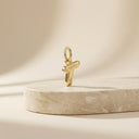 AMOR Anhänger (Halskette) Unisex, 375 Gold, Motiv T, Ansicht 5