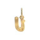 AMOR Anhänger (Halskette) Unisex, 375 Gold, Motiv U, Ansicht 5