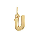 AMOR Anhänger (Halskette) Unisex, 375 Gold, Motiv U, Hauptbild