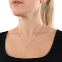 AMOR Anhänger (Halskette) Unisex, 375 Gold, Motiv V, Ansicht 2