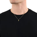 AMOR Anhänger (Halskette) Unisex, 375 Gold, Motiv V, Ansicht 4