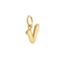 AMOR Anhänger (Halskette) Unisex, 375 Gold, Motiv V, Hauptbild