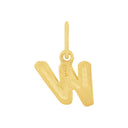 AMOR Anhänger (Halskette) Unisex, 375 Gold, Motiv W, Rückseite