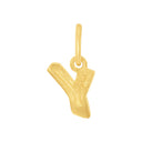 AMOR Anhänger (Halskette) Unisex, 375 Gold, Motiv Y, Rückseite