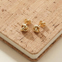 AMOR Ohrring (Ohrstecker) Damen, 375 Gold, Motiv Knoten, Ansicht 6