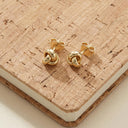 AMOR Ohrring (Ohrstecker) Damen, 375 Gold, Motiv Knoten, Ansicht 7