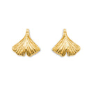 AMOR Ohrring (Ohrstecker) Damen, 375 Gold, Motiv Ginkoblatt, Ansicht 3