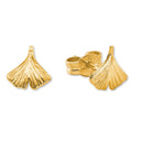AMOR Ohrring (Ohrstecker) Damen, 375 Gold, Motiv Ginkoblatt, Hauptbild