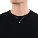 AMOR women's pendant, 375 gold, worn by model