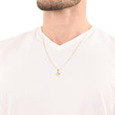 AMOR Anhänger (Halskette) Unisex, 375 Gold, Motiv Kreuz, Ansicht 4