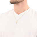 AMOR Anhänger (Halskette) Unisex, 375 Gold, Motiv Kreuz, Ansicht 4