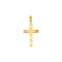 AMOR Anhänger (Halskette) Unisex, 375 Gold, Motiv Kreuz, Hauptbild