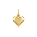 AMOR women's pendant, 375 gold, back