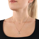 AMOR Anhänger (Halskette) Damen, 375 Gold, Zirkonia weiß, Ansicht 2